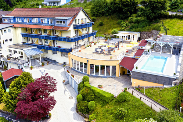 Das Wellnesshotel Rothfu� von oben