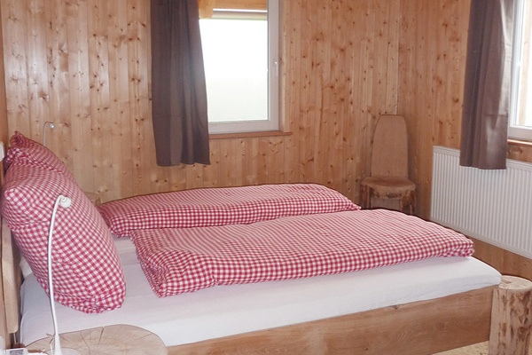 Schlafzimmer der Ferienwohnung Arnika