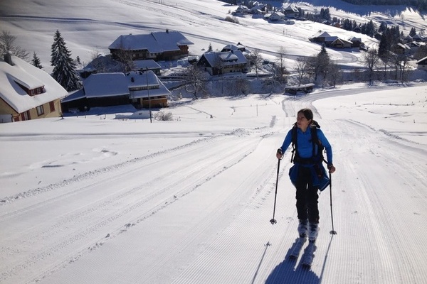 Skitourenvergn�gen direkt vor der Haust�r