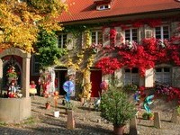 Farbenfrohes Herbstwetter in Burkheim (Bildnachweis: Touristik-Information Vogtsburg i.K. )