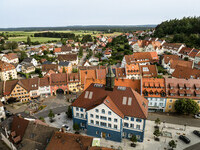 Blick auf Lffingen und das Rathaus (Bildnachweis:  Hochschwarzwald Tourismus GmbH)
