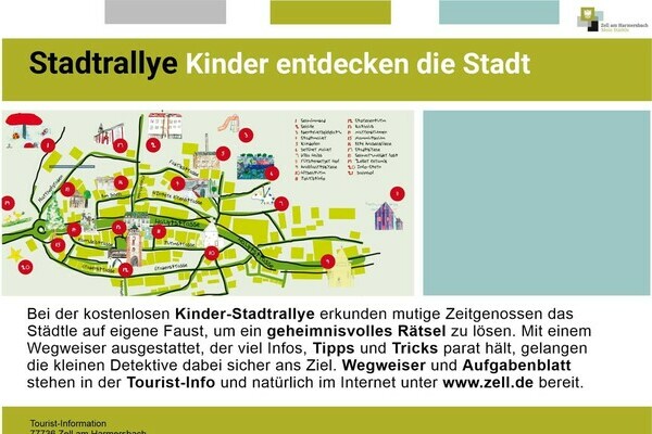 Kinderstadtralley Bildnachweis: Tourist-Info Zell am Hamersbach