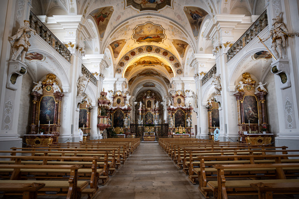 Kirchenraum Barockkirche St. Peter Bildnachweis:  Hochschwarzwald Tourismus GmbH