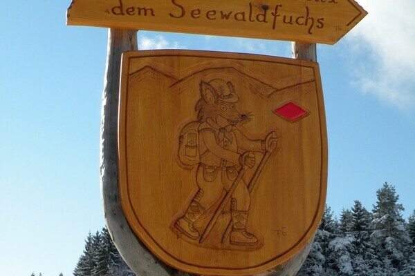 Natur- und Erlebnispfad: Felix der Seewaldfuchs Bildnachweis: Mit freundlicher Genehmigung der Gemeinde Seewald